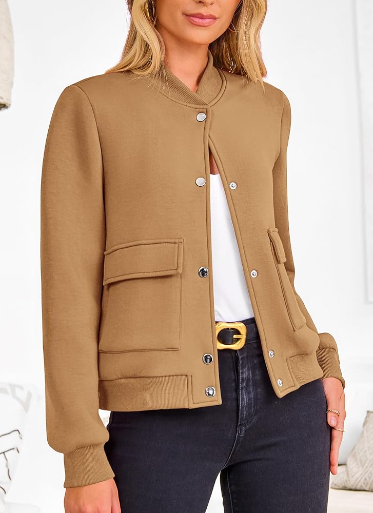 Amazon.com: PRETTYGARDEN Women's Bomber Jackets Winter